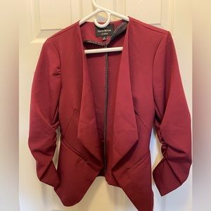 Maroon blazer. Only worn a few times.